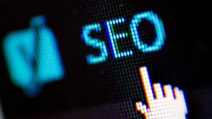 SEO on computer screen